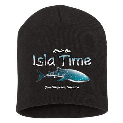 Isla Mujeres Mexico Island Near Cancun Whale Shark Short Acrylic Beanie