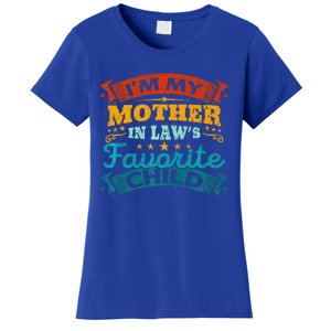 I'm My Mother In Laws Favorite Child Funny Parent Women's T-Shirt