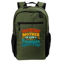 I'm My Mother In Laws Favorite Child Funny Parent Men Women Backpack