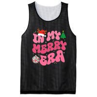 In My Merry Era Funny Merry Christmas Xmas Christmas Holiday Mesh Reversible Basketball Jersey Tank