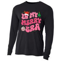 In My Merry Era Funny Merry Christmas Xmas Christmas Holiday Cooling Performance Long Sleeve Crew