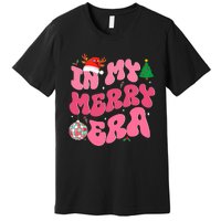 In My Merry Era Funny Merry Christmas Xmas Christmas Holiday Premium T-Shirt