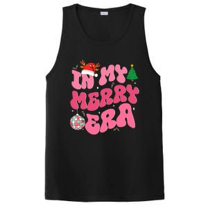 In My Merry Era Funny Merry Christmas Xmas Christmas Holiday PosiCharge Competitor Tank