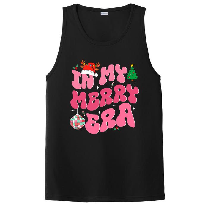 In My Merry Era Funny Merry Christmas Xmas Christmas Holiday PosiCharge Competitor Tank