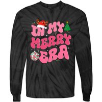 In My Merry Era Funny Merry Christmas Xmas Christmas Holiday Tie-Dye Long Sleeve Shirt