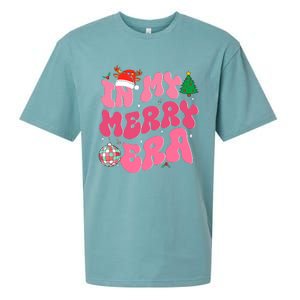 In My Merry Era Funny Merry Christmas Xmas Christmas Holiday Sueded Cloud Jersey T-Shirt