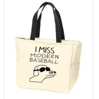 I Miss Modern Baseball Funny Dog Sport Lover Zip Tote Bag