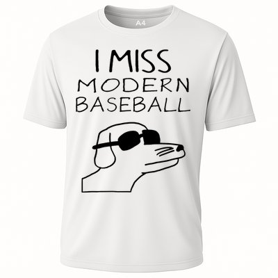 I Miss Modern Baseball Funny Dog Sport Lover Cooling Performance Crew T-Shirt