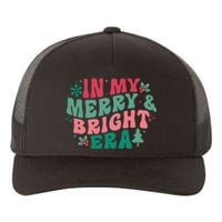 In My Merry And Bright Era Christmas Santa Xmas Groovy Retro Yupoong Adult 5-Panel Trucker Hat