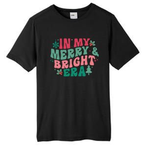 In My Merry And Bright Era Christmas Santa Xmas Groovy Retro Tall Fusion ChromaSoft Performance T-Shirt