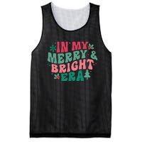 In My Merry And Bright Era Christmas Santa Xmas Groovy Retro Mesh Reversible Basketball Jersey Tank