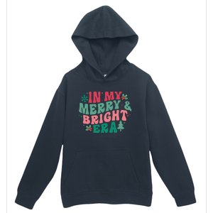 In My Merry And Bright Era Christmas Santa Xmas Groovy Retro Urban Pullover Hoodie