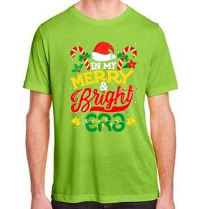 In My Merry And Bright Era Cute Christmas Santa Reindeer Adult ChromaSoft Performance T-Shirt