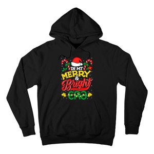 In My Merry And Bright Era Cute Christmas Santa Reindeer Hoodie