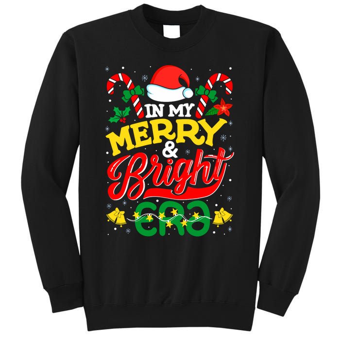 In My Merry And Bright Era Cute Christmas Santa Reindeer Sweatshirt