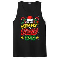 In My Merry And Bright Era Cute Christmas Santa Reindeer PosiCharge Competitor Tank