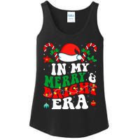 In My Merry And Bright Era Cute Groovy Retro Xmas Christmas Ladies Essential Tank