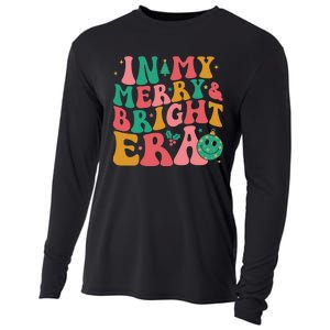 In My Merry And Bright Era Groovy Merry And Bright Christmas Cooling Performance Long Sleeve Crew