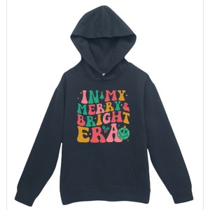 In My Merry And Bright Era Groovy Merry And Bright Christmas Urban Pullover Hoodie