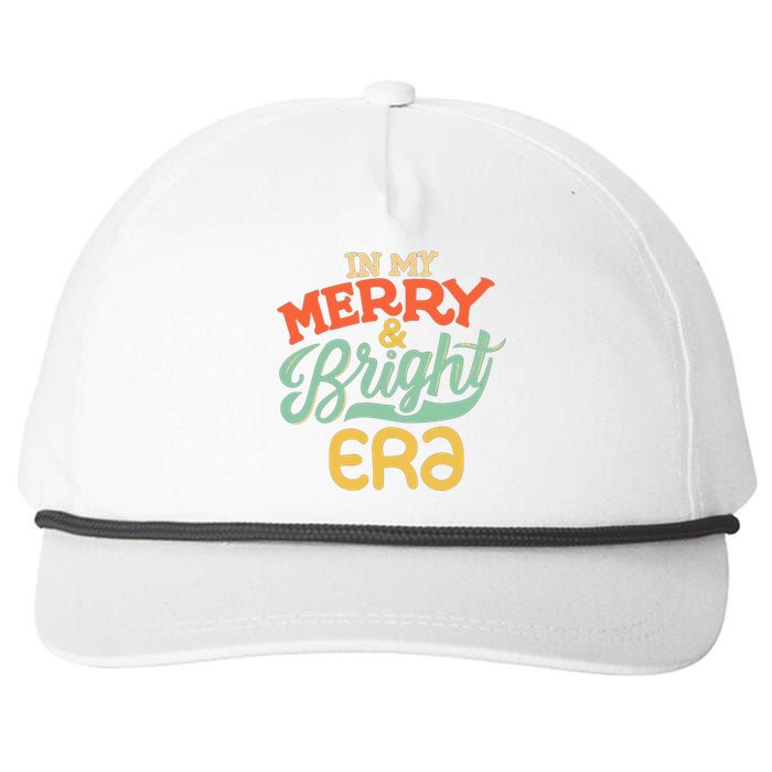 In My Merry And Bright Era Vintage Snapback Five-Panel Rope Hat