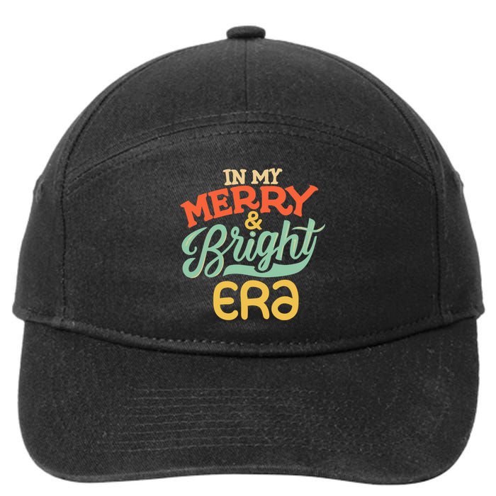 In My Merry And Bright Era Vintage 7-Panel Snapback Hat