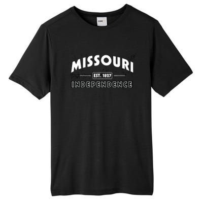 Independence Mo Missouri Pride Hometown Tourist Holidays Tall Fusion ChromaSoft Performance T-Shirt