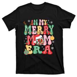 In My Merry Mom Era Groovy Christmas Family Matching T-Shirt