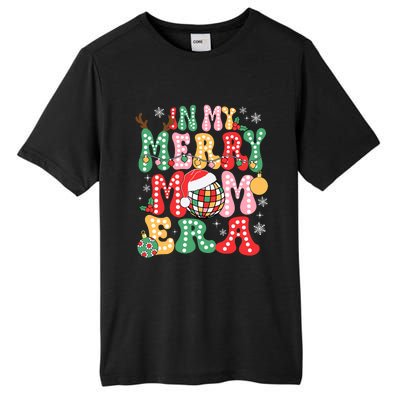 In My Merry Mom Era Groovy Christmas Family Matching Tall Fusion ChromaSoft Performance T-Shirt