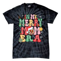 In My Merry Mom Era Groovy Christmas Family Matching Tie-Dye T-Shirt