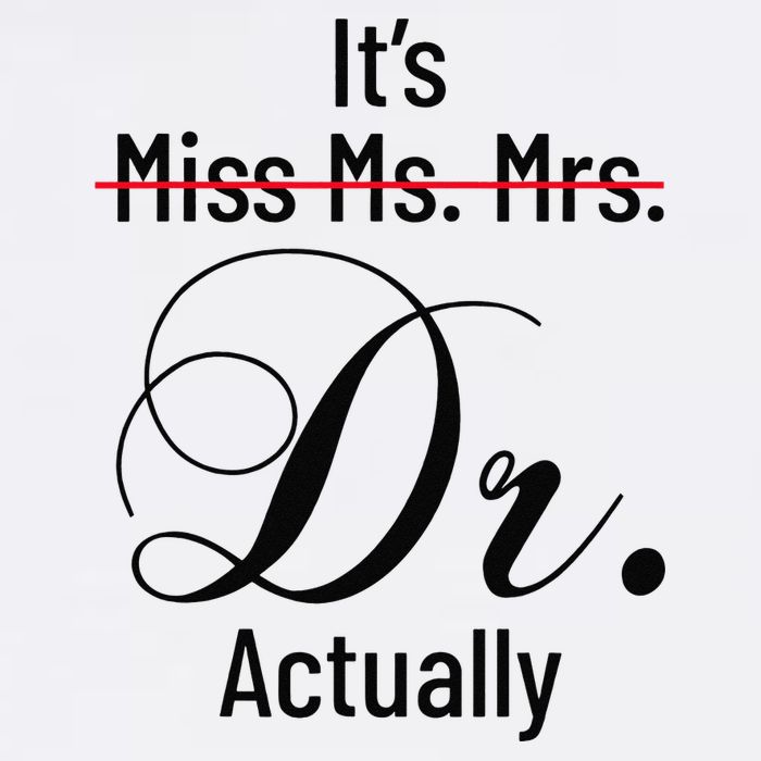 It's Miss Ms Mrs Dr Actually Doctor Graduation Sustainable Bucket Hat