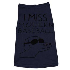 I Miss Modern Baseball Funny Dog Sport Lover Doggie Tank