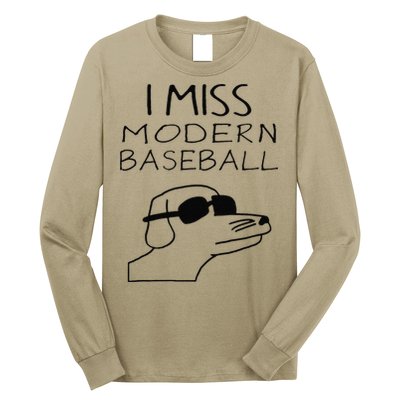 I Miss Modern Baseball Funny Dog Sport Lover Long Sleeve Shirt