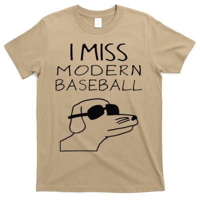 I Miss Modern Baseball Funny Dog Sport Lover T-Shirt