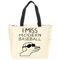 I Miss Modern Baseball Funny Dog Sport Lover Zip Tote Bag