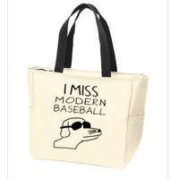 I Miss Modern Baseball Funny Dog Sport Lover Zip Tote Bag