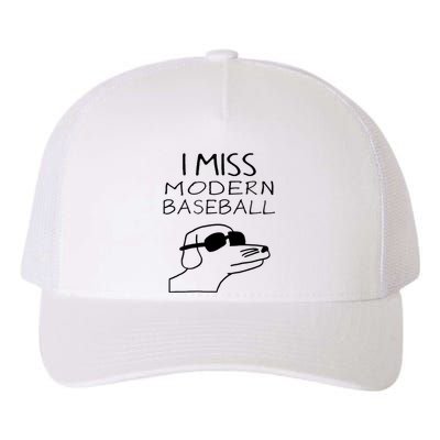 I Miss Modern Baseball Funny Dog Sport Lover Yupoong Adult 5-Panel Trucker Hat