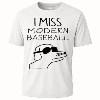 I Miss Modern Baseball Funny Dog Sport Lover Cooling Performance Crew T-Shirt
