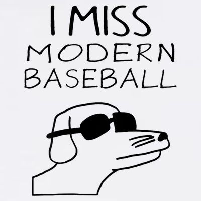 I Miss Modern Baseball Funny Dog Sport Lover T-Shirt