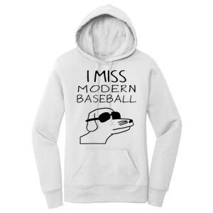 I Miss Modern Baseball Funny Dog Sport Lover Women's Pullover Hoodie