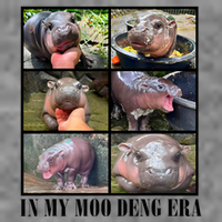 In My Moo Deng Era  Moo Deng Lover 7-Panel Snapback Hat