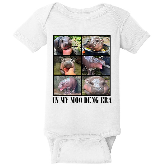 In My Moo Deng Era  Moo Deng Lover Baby Bodysuit