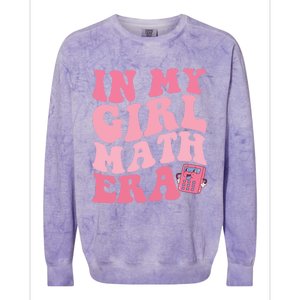 In My Math Era Cute Gift Colorblast Crewneck Sweatshirt