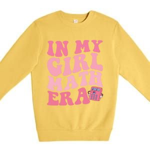 In My Math Era Cute Gift Premium Crewneck Sweatshirt