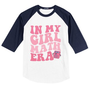 In My Math Era Cute Gift Baseball Sleeve Shirt