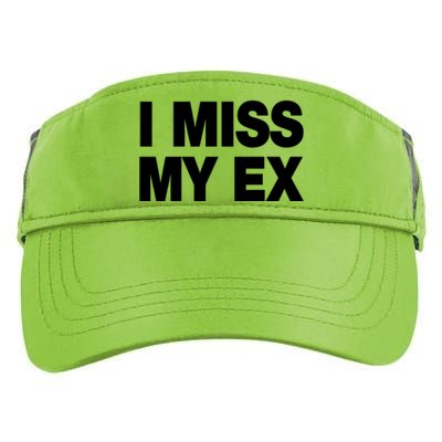 I Miss My Ex Adult Drive Performance Visor