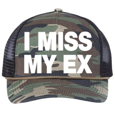 I Miss My Ex Retro Rope Trucker Hat Cap