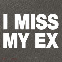 I Miss My Ex Cotton Canvas Backpack