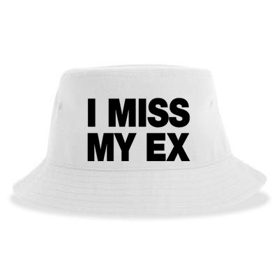 I Miss My Ex Sustainable Bucket Hat