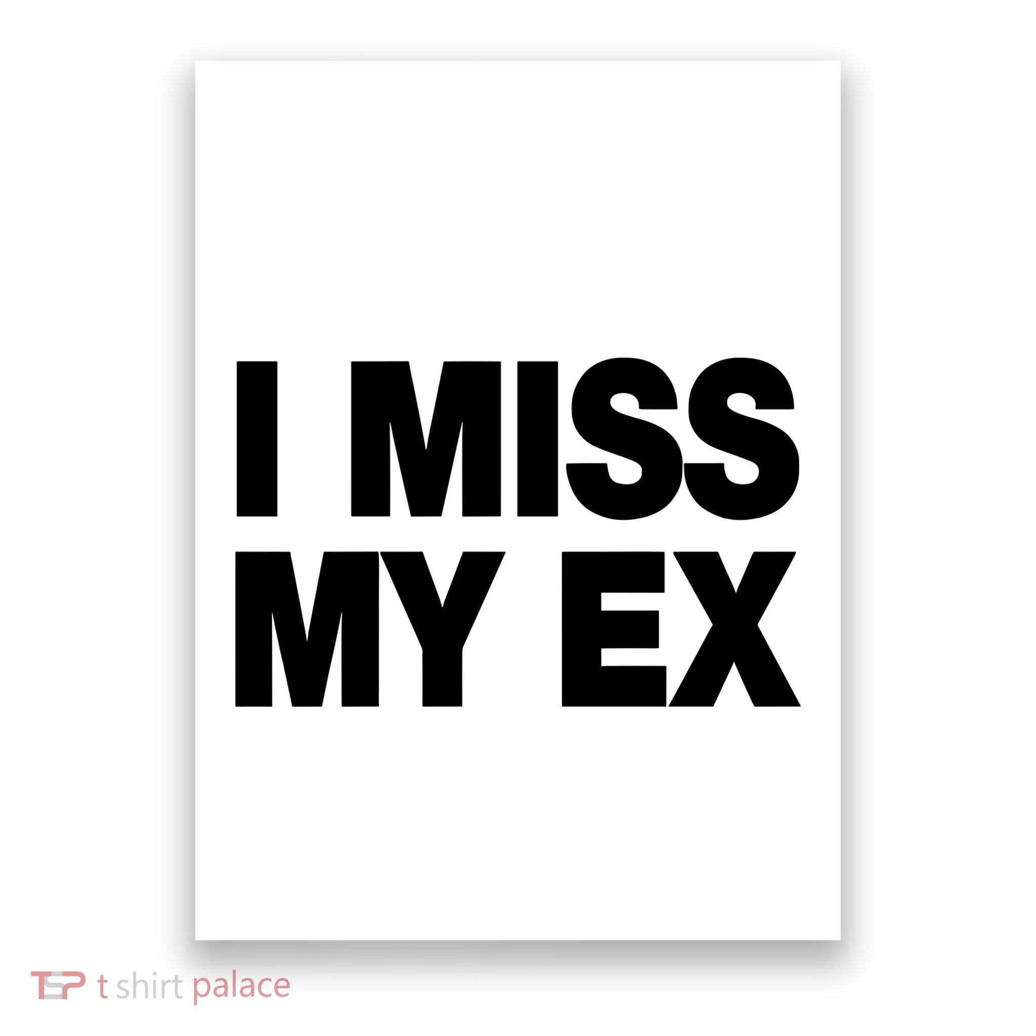 I Miss My Ex Poster