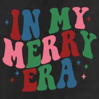 In My Merry Era Christmas Holiday 7 Panel Mesh Trucker Snapback Hat